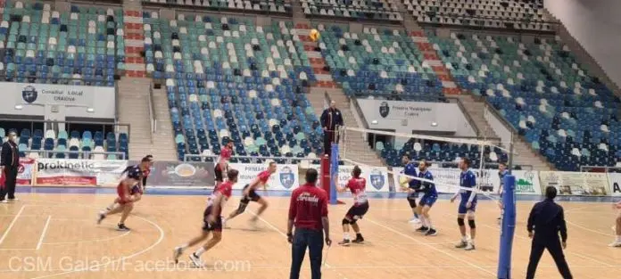 Volei masculin: Campioana Arcada Galaţi, victorioasă în faţa echipei SCMU Craiova, în Divizia A1
