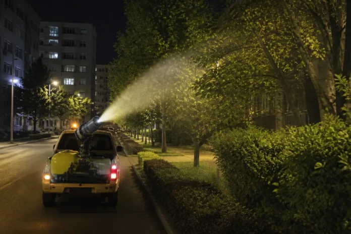 Dezinsecție în toate zonele din Pitești, în noaptea de 24 spre 25 august