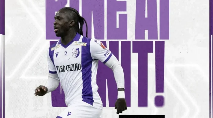 FC Argeș l-a transferat pe Mamadou Mendy, atacant senegalez cu experiență în Turcia