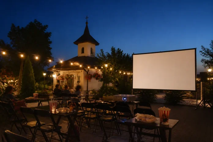 Mihăești își ia rămas-bun de la vacanță cu film, popcorn și gogoși