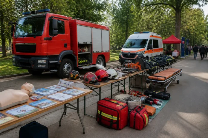 Ziua Pompierilor, sărbătorită în Argeș cu expoziții, demonstrații și porți deschise