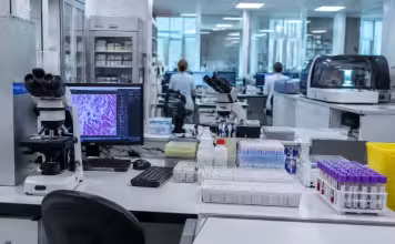 Laboratorul de Anatomie Patologică din Pitești, dotat cu 20 de echipamente moderne