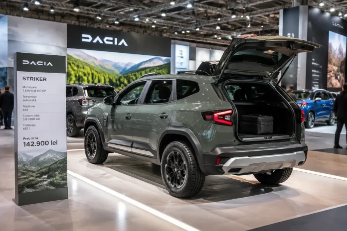 Striker, noul crossover Dacia prezentat la Paris