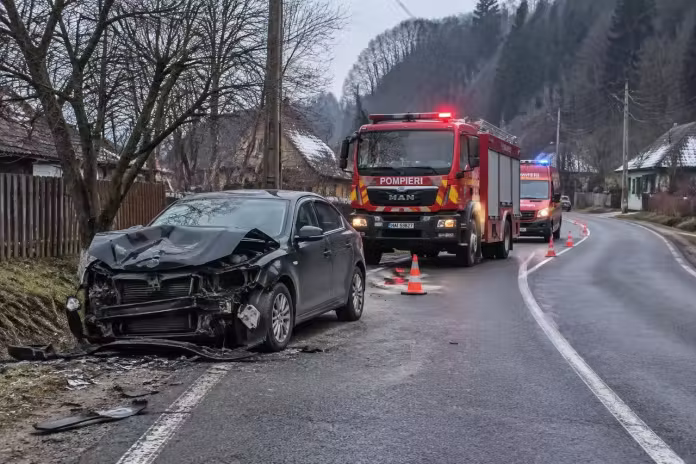 Urs căutat după un impact cu o mașină, în satul Zamfirești din Argeș